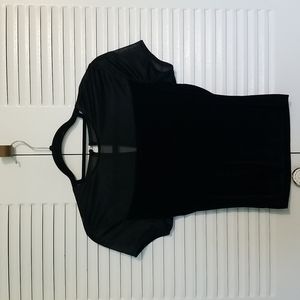 Black Sheer Top